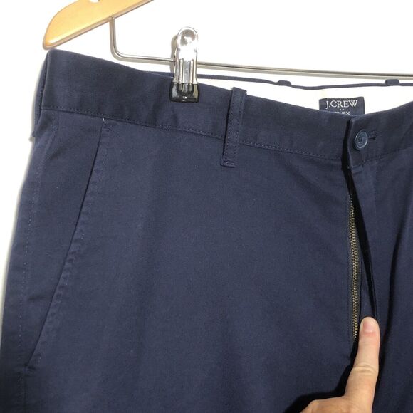 J.Crew Pants Mens 36 32 Blue Navy Athletic Slim Fit Flex Chino New Preppy - Picture 7 of 14